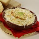 Onion Soup with Two Wisconsin Cheeses